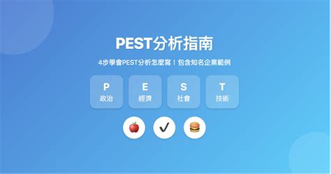 環境分析怎麼做|4步學會PEST 分析怎麼寫！Apple、Nike、麥當。